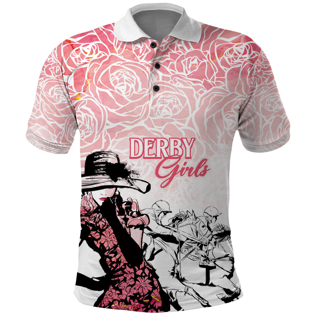 Kentucky Horse Racing Polo Shirt Derby Girls Pink Out - Wonder Print Shop