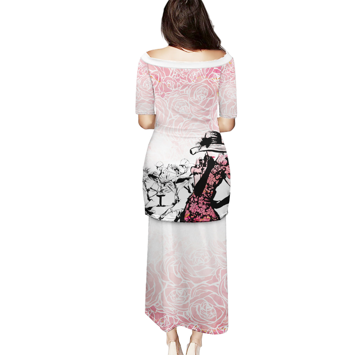 Kentucky Horse Racing Puletasi Derby Girls Pink Out - Wonder Print Shop