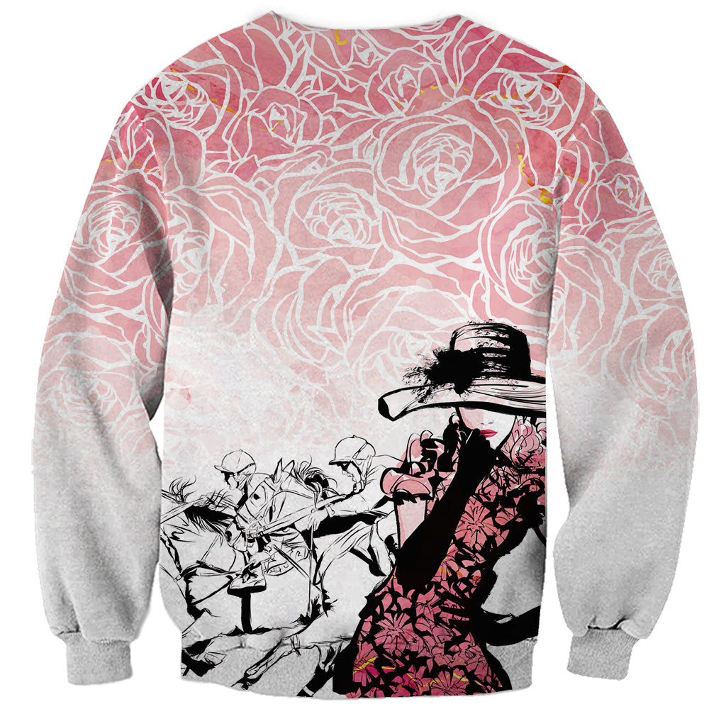 Kentucky Horse Racing Sweatshirt Derby Girls Pink Out - Wonder Print Shop