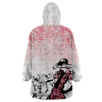 Kentucky Horse Racing Wearable Blanket Hoodie Derby Girls Pink Out - Wonder Print Shop