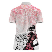 Kentucky Horse Racing Women Polo Shirt Derby Girls Pink Out - Wonder Print Shop