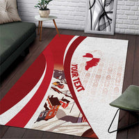 Personalized Greenland Area Rug Tupilaks Inspired