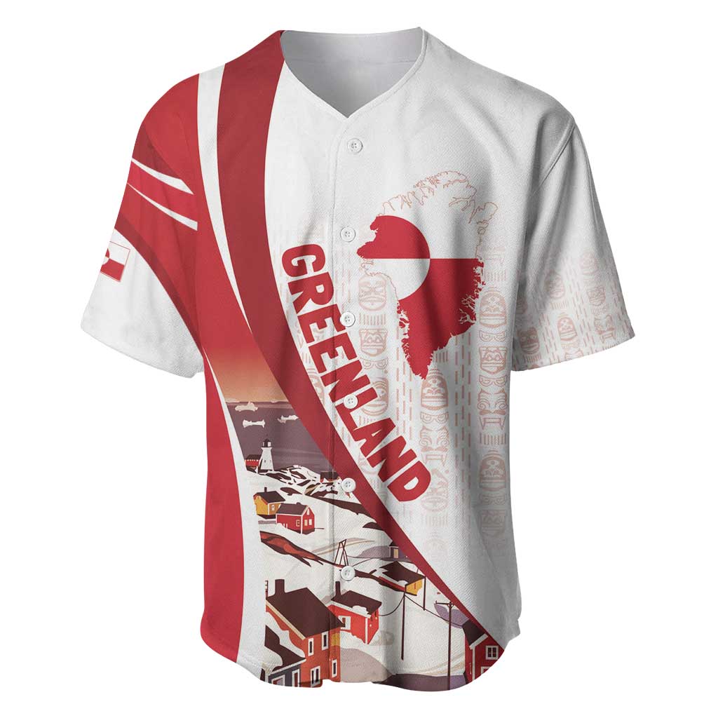 Personalized Greenland Baseball Jersey Tupilaks Inspired