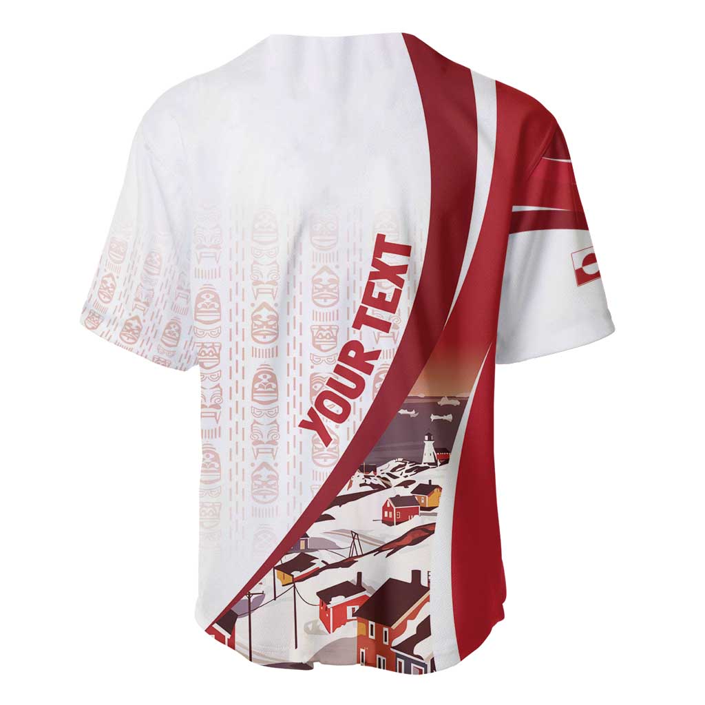 Personalized Greenland Baseball Jersey Tupilaks Inspired