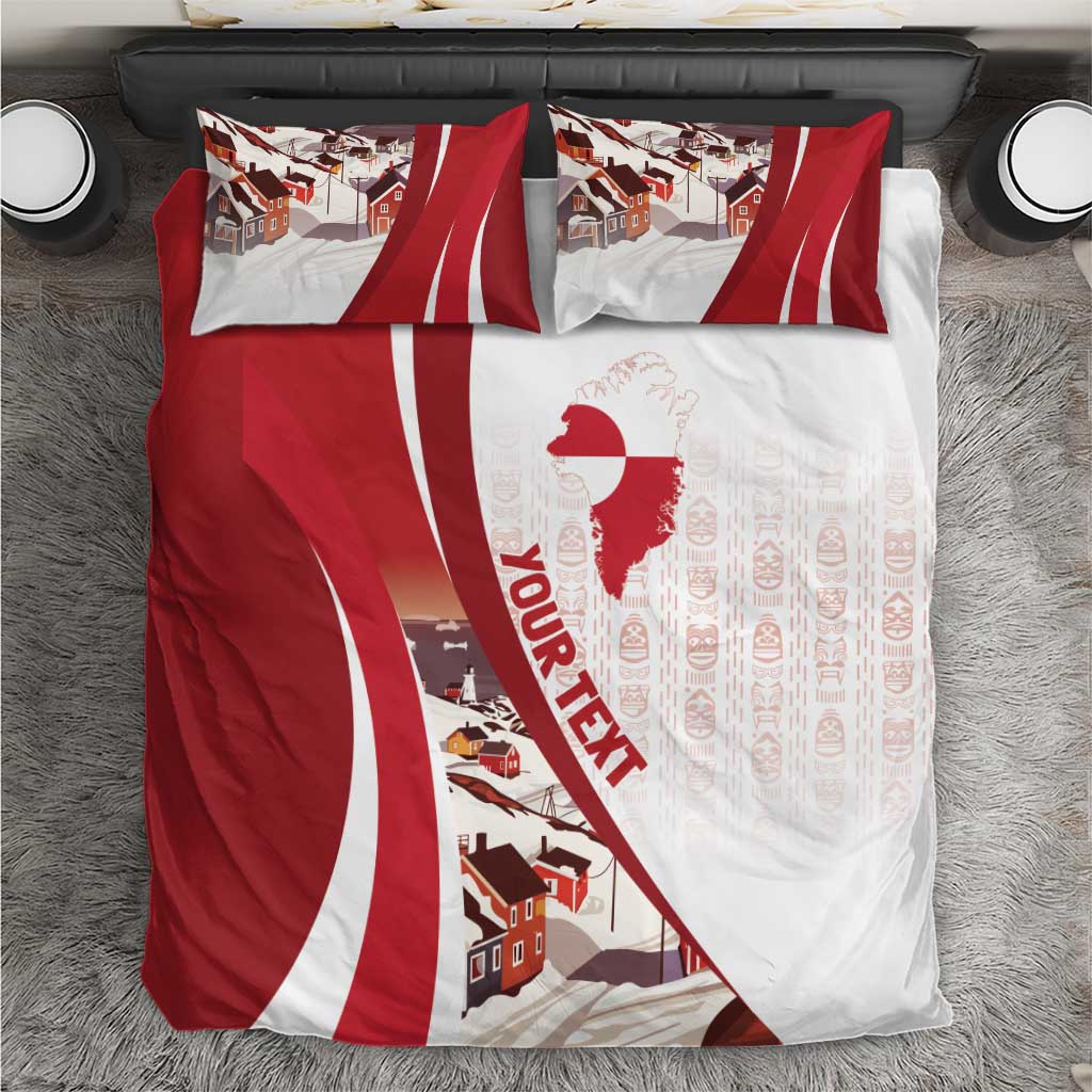 Personalized Greenland Bedding Set Tupilaks Inspired