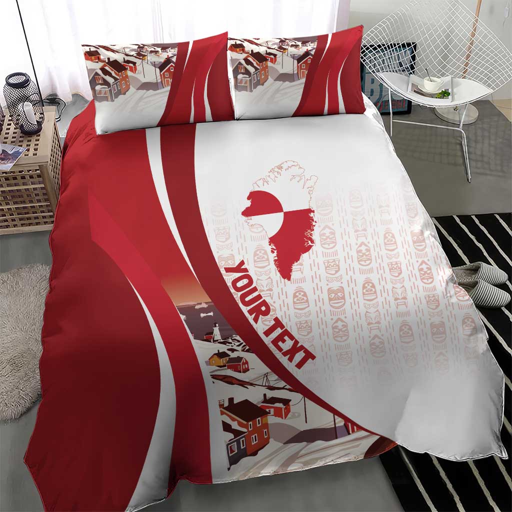 Personalized Greenland Bedding Set Tupilaks Inspired