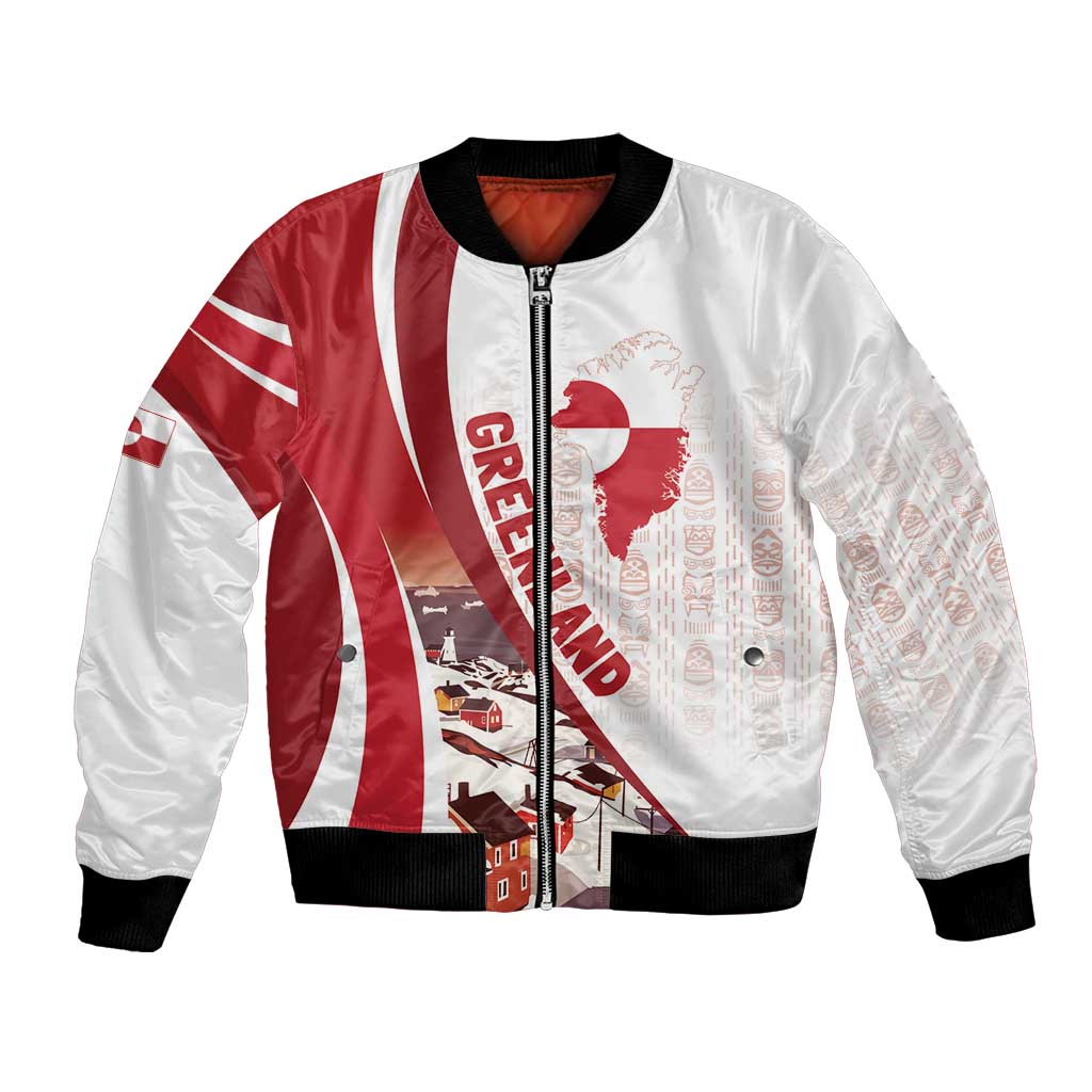Personalized Greenland Bomber Jacket Tupilaks Inspired