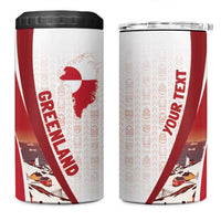 Personalized Greenland 4 in 1 Can Cooler Tumbler Tupilaks Inspired