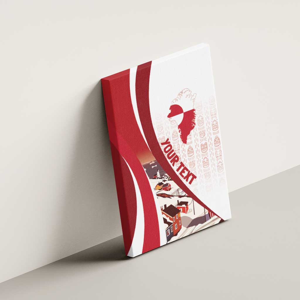 Personalized Greenland Canvas Wall Art Tupilaks Inspired