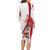 Personalized Greenland Family Matching Long Sleeve Bodycon Dress and Hawaiian Shirt Tupilaks Inspired