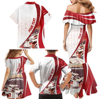 Personalized Greenland Family Matching Mermaid Dress and Hawaiian Shirt Tupilaks Inspired