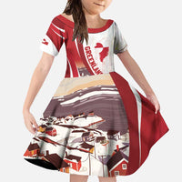 Personalized Greenland Family Matching Tank Maxi Dress and Hawaiian Shirt Tupilaks Inspired