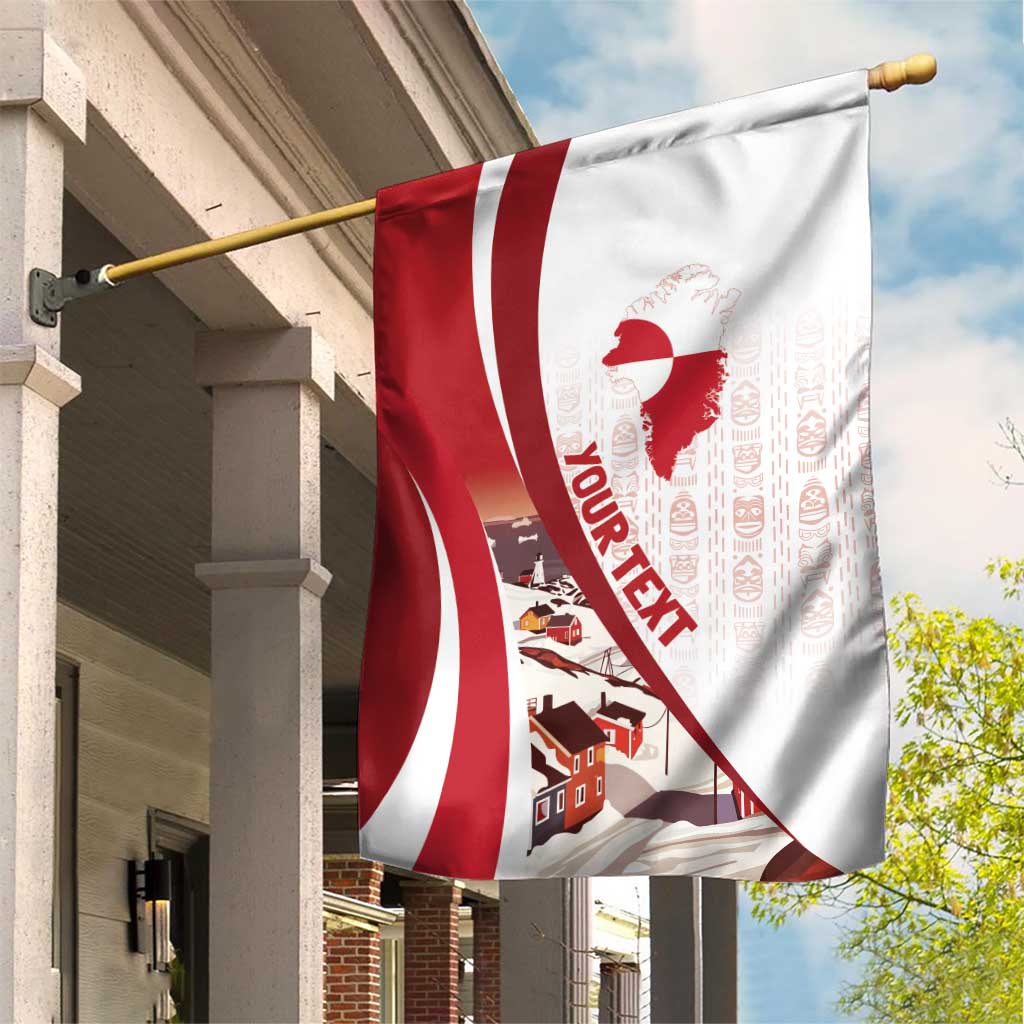 Personalized Greenland Garden Flag Tupilaks Inspired