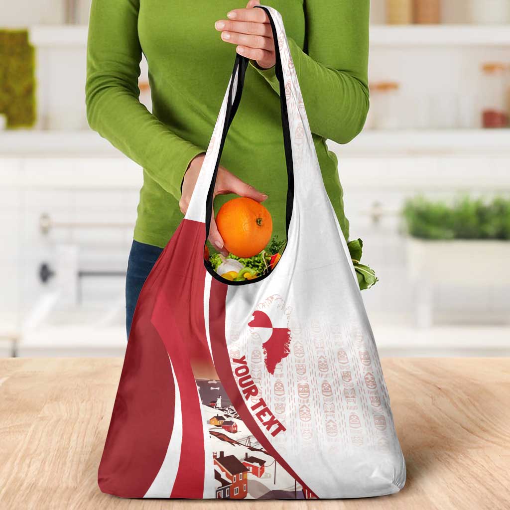 Personalized Greenland Grocery Bag Tupilaks Inspired