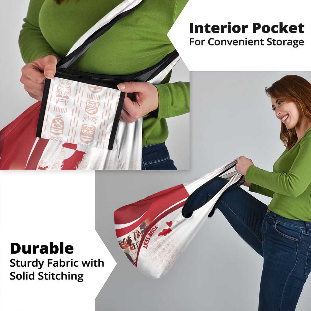 Personalized Greenland Grocery Bag Tupilaks Inspired