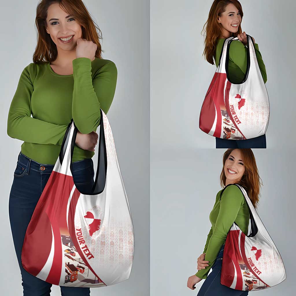 Personalized Greenland Grocery Bag Tupilaks Inspired
