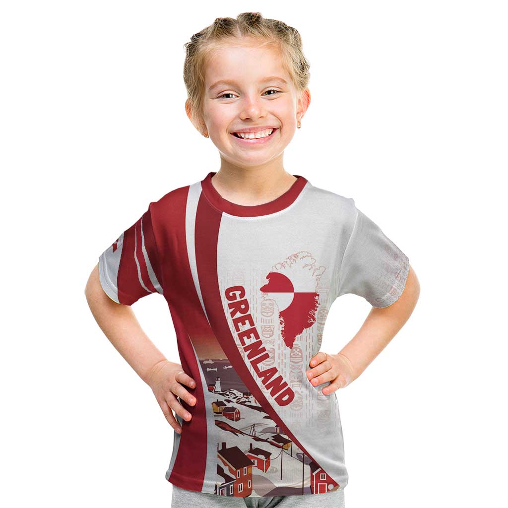 Personalized Greenland Kid T Shirt Tupilaks Inspired