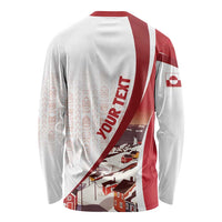 Personalized Greenland Long Sleeve Shirt Tupilaks Inspired