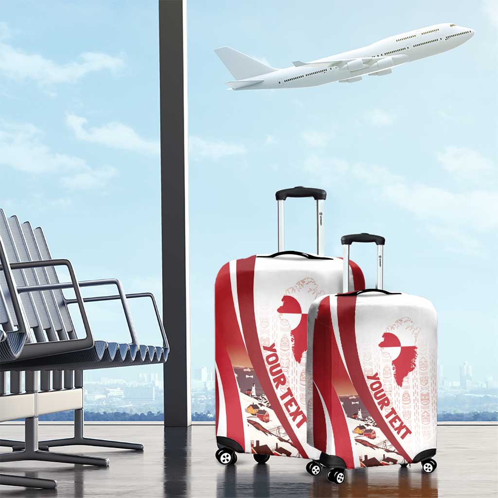 Personalized Greenland Luggage Cover Tupilaks Inspired