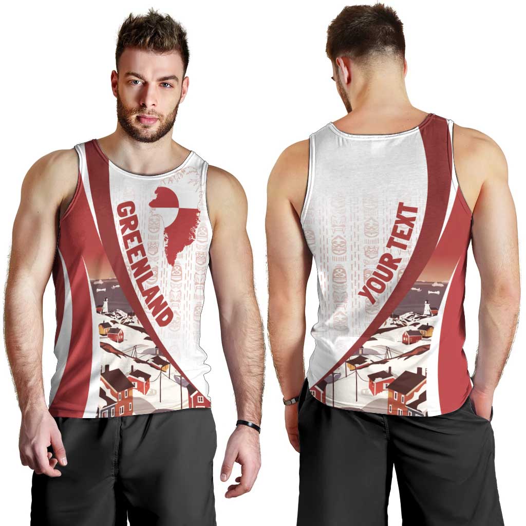 Personalized Greenland Men Tank Top Tupilaks Inspired