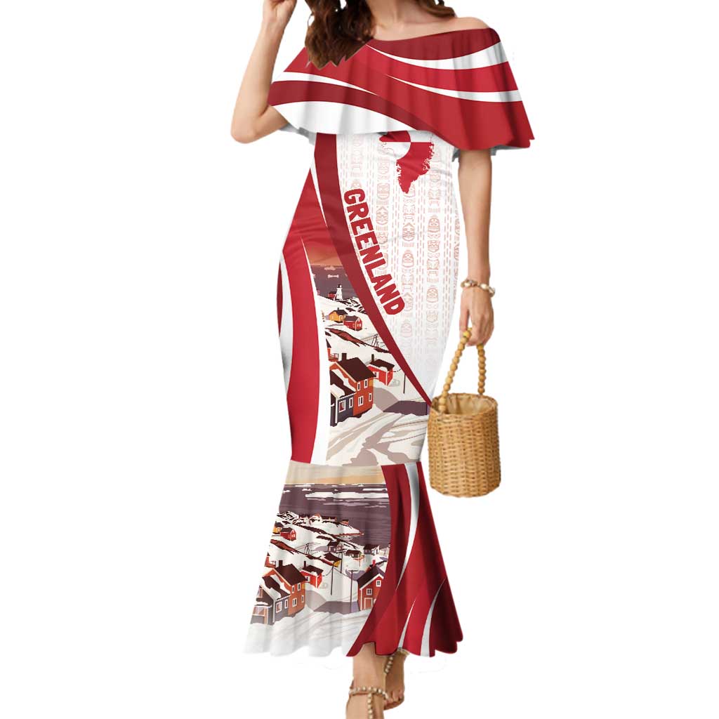 Personalized Greenland Mermaid Dress Tupilaks Inspired