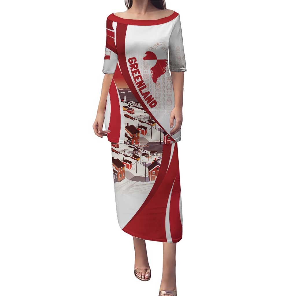 Personalized Greenland Puletasi Tupilaks Inspired