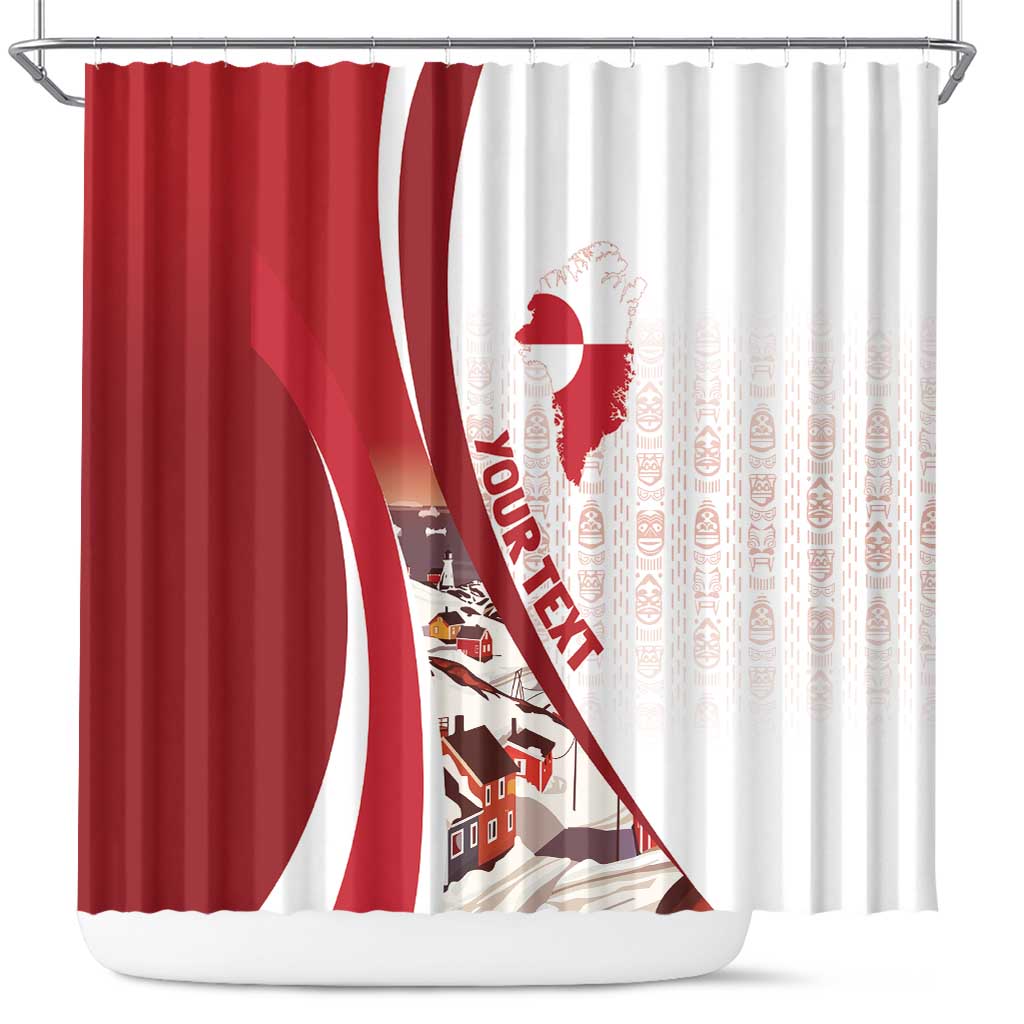 Personalized Greenland Shower Curtain Tupilaks Inspired