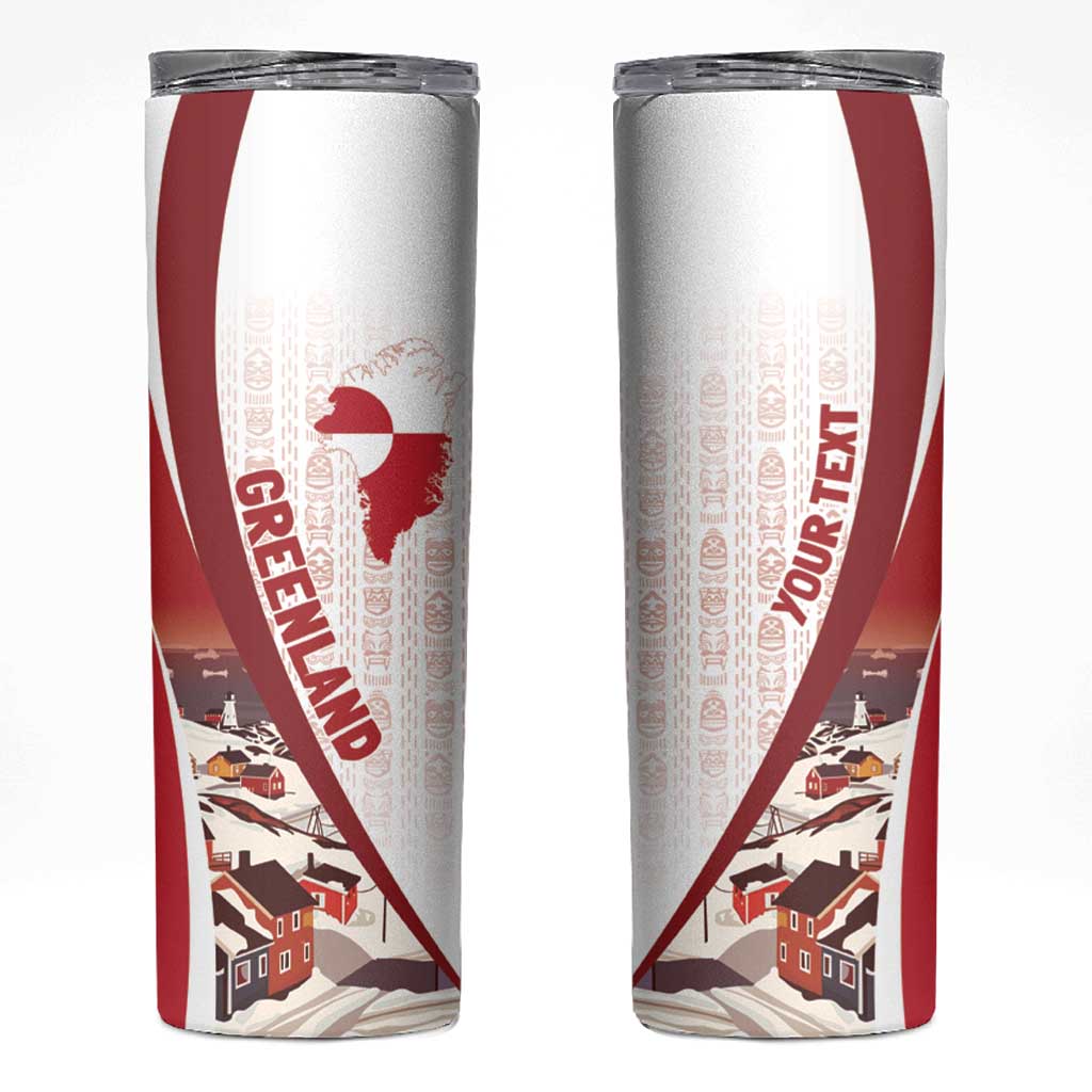 Personalized Greenland Skinny Tumbler Tupilaks Inspired