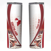 Personalized Greenland Skinny Tumbler Tupilaks Inspired