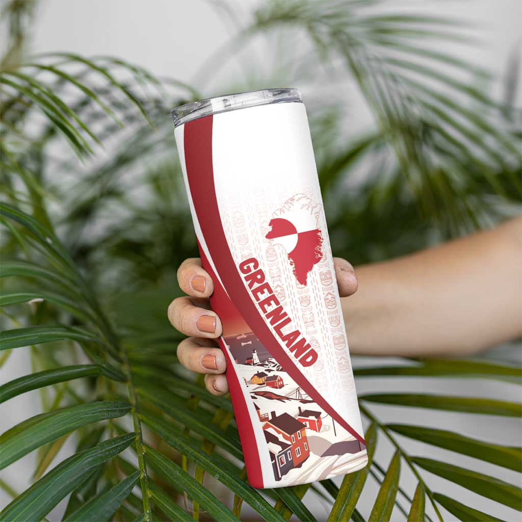 Personalized Greenland Skinny Tumbler Tupilaks Inspired