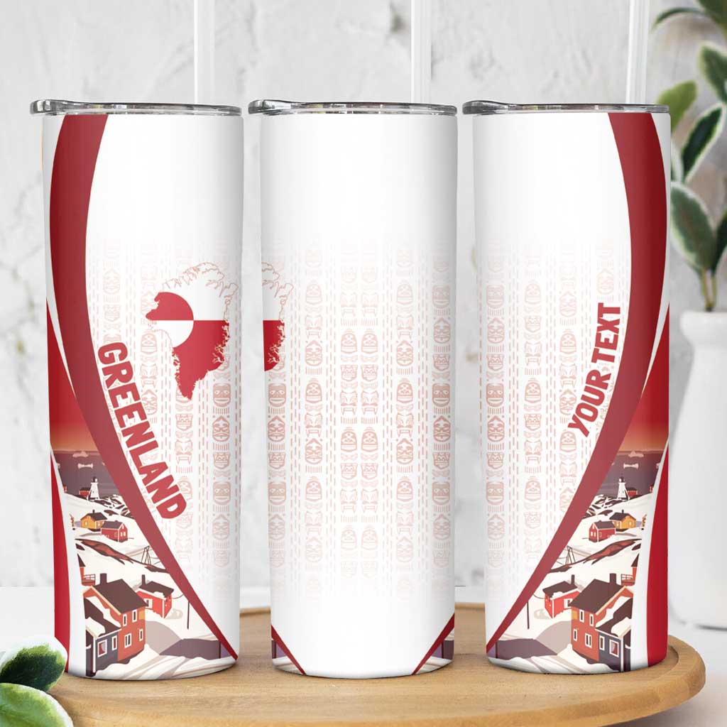 Personalized Greenland Skinny Tumbler Tupilaks Inspired