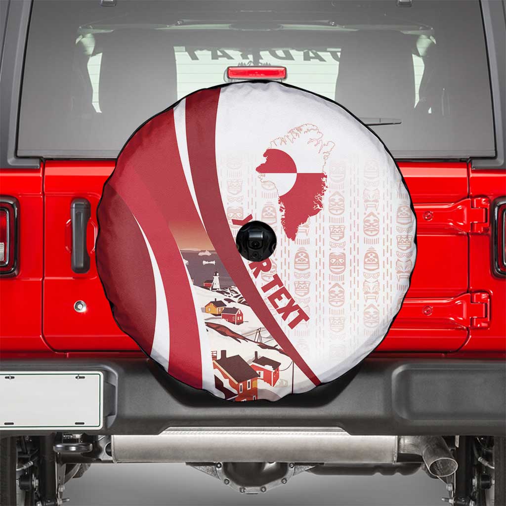 Personalized Greenland Spare Tire Cover Tupilaks Inspired