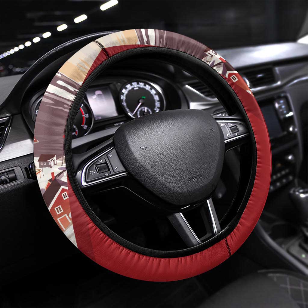 Greenland Steering Wheel Cover Tupilaks Inspired