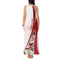 Personalized Greenland Tank Maxi Dress Tupilaks Inspired