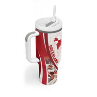 Personalized Greenland Tumbler With Handle Tupilaks Inspired