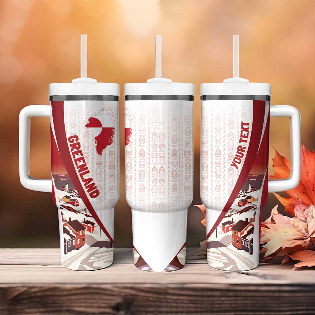 Personalized Greenland Tumbler With Handle Tupilaks Inspired