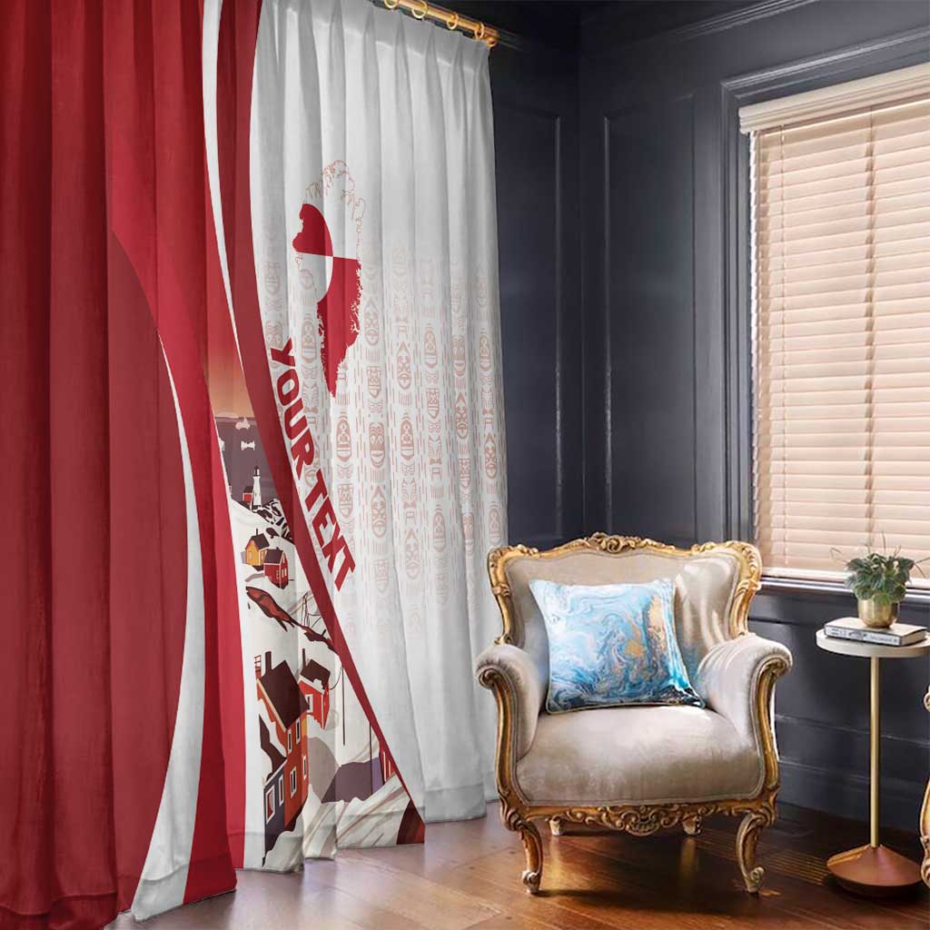 Personalized Greenland Window Curtain Tupilaks Inspired