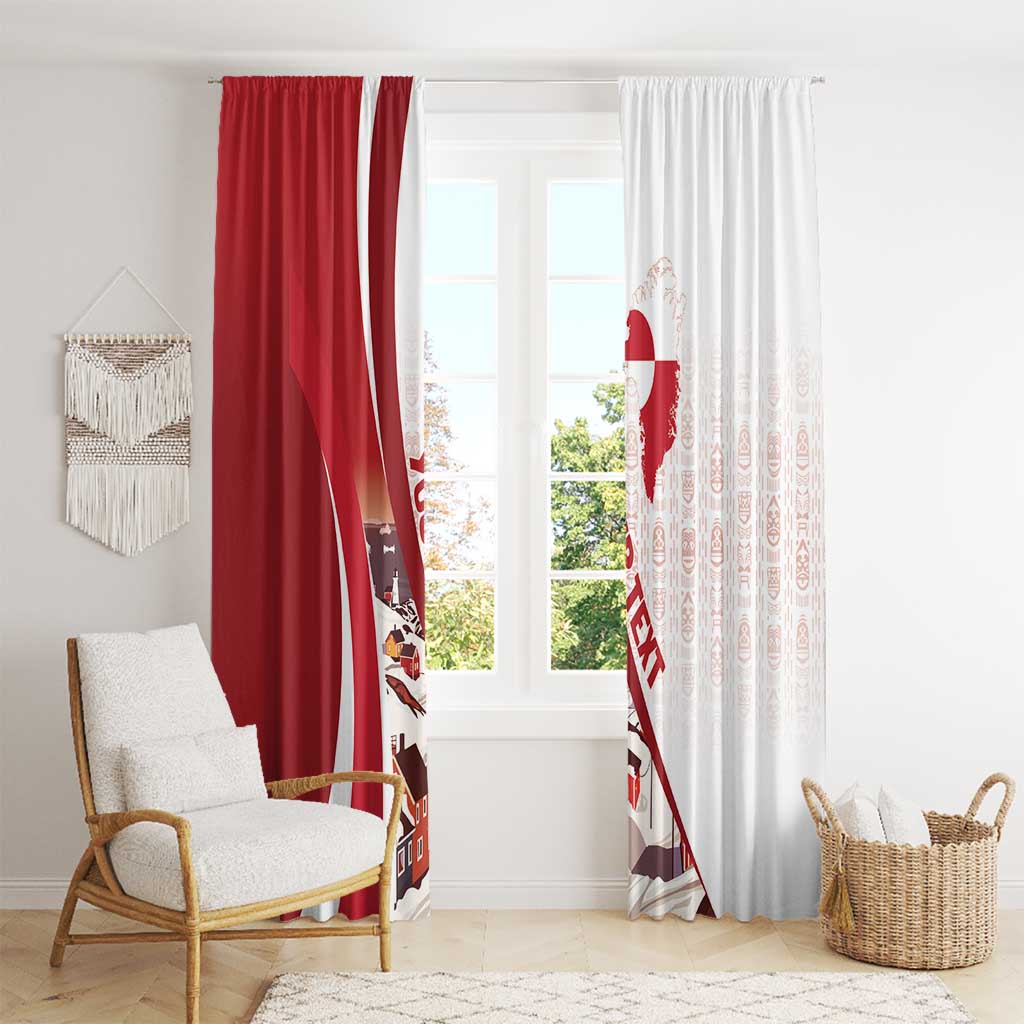 Personalized Greenland Window Curtain Tupilaks Inspired