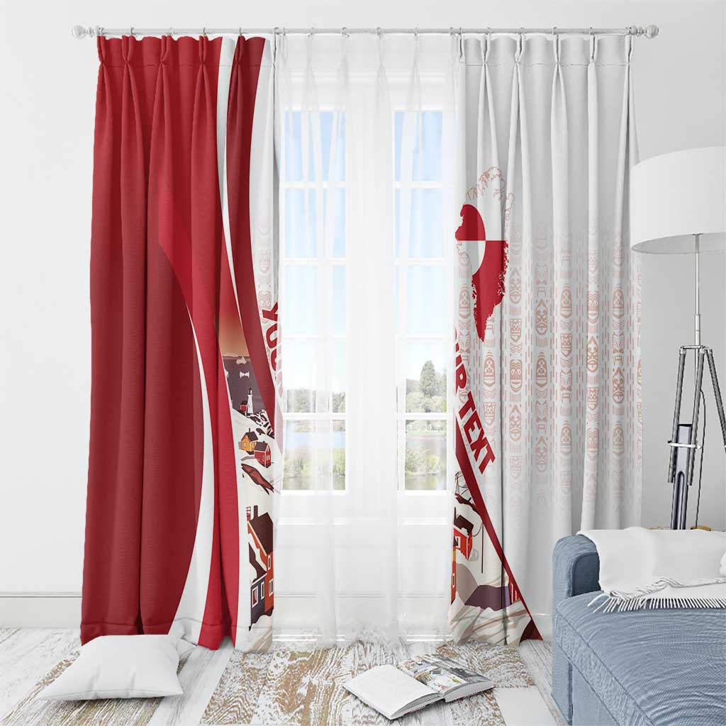 Personalized Greenland Window Curtain Tupilaks Inspired