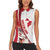 Personalized Greenland Women Sleeveless Polo Shirt Tupilaks Inspired