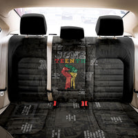 Juneteenth Black History Back Car Seat Cover Inspirational Quotes Collage