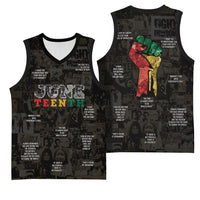 Juneteenth Black History Basketball Jersey Inspirational Quotes Collage