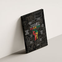 Juneteenth Black History Canvas Wall Art Inspirational Quotes Collage