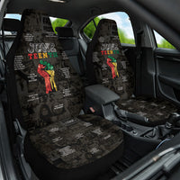 Juneteenth Black History Car Seat Cover Inspirational Quotes Collage