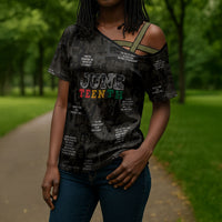 Juneteenth Black History Cross Shoulder Shirt Inspirational Quotes Collage