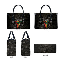 Juneteenth Black History Leather Bag Inspirational Quotes Collage