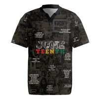 Juneteenth Black History Rugby Jersey Inspirational Quotes Collage