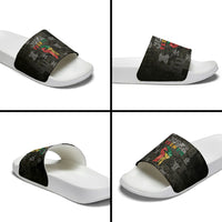 Juneteenth Black History Slide Sandals Inspirational Quotes Collage
