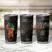 Juneteenth Black History Tumbler Cup Inspirational Quotes Collage