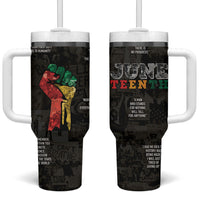 Juneteenth Black History Tumbler With Handle Inspirational Quotes Collage
